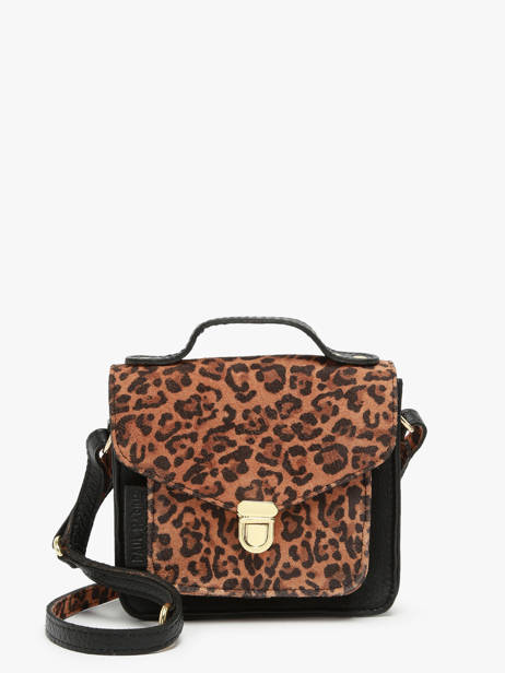 Shoulder Bag Leopard Leather Paul marius Brown leopard GEORXLEO