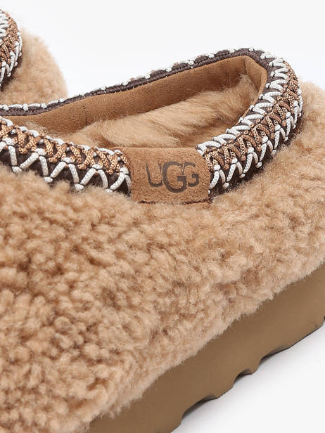 Slippers In Leather Ugg Beige women 1158356 other view 3