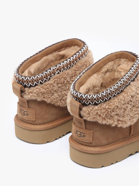 Boots In Leather Ugg Beige women 1158263 other view 3