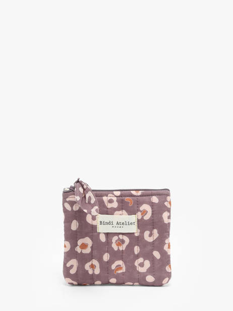 Coin Purse Bindi atelier Violet bengal B