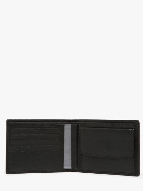 Wallet Leather Yves renard Black foulonne 2378 other view 1