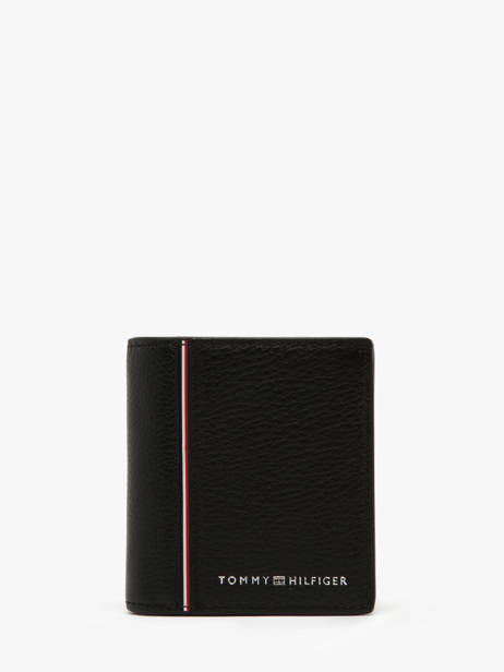 Wallet Leather Tommy hilfiger Black corporate AM13045