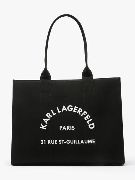 Shoulder Bag Rsg Cotton Karl lagerfeld Black rsg A1W50009