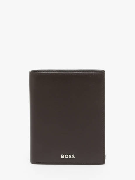 Wallet Leather Hugo boss Brown smooth HLO403Y