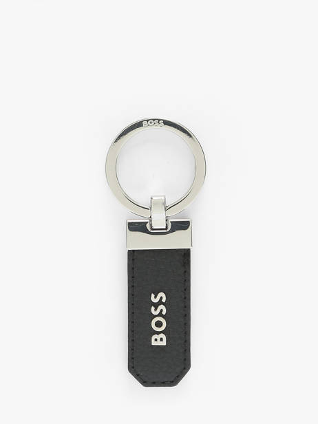 Porte-clefs Cuir Hugo boss Noir grained HAK416A