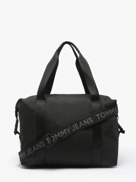 Sac Porté épaule Tommy hilfiger Noir tjm ess daily AM12915 vue secondaire 3