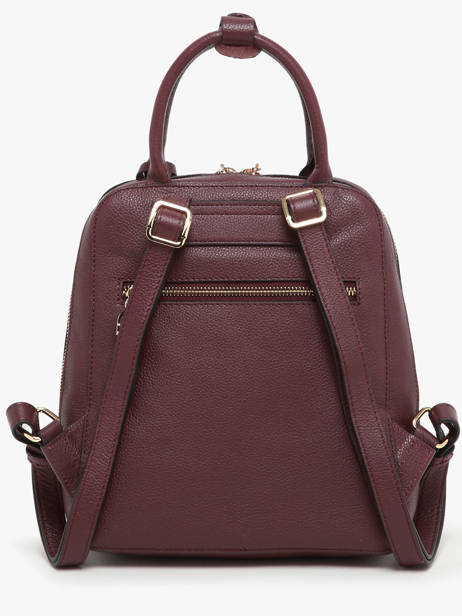 Small Leather Tradition Backpack Etrier Violet tradition ETRA037S other view 3