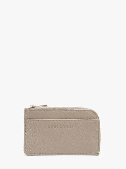 Longchamp Le foulonné Bill case / card case Beige