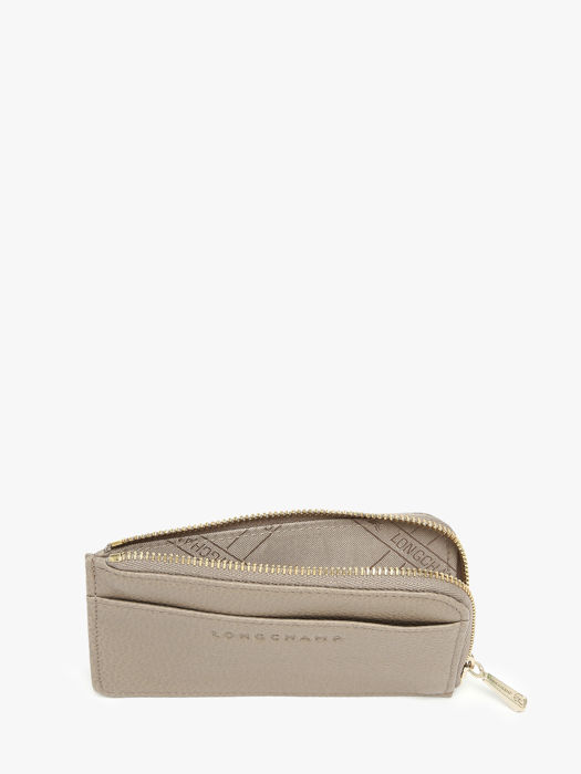 Longchamp Le foulonné Bill case / card case Beige