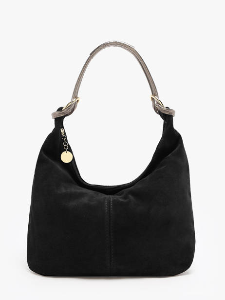 Shoulder Bag Velvet Milano Black velvet VE24091