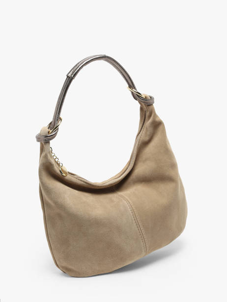 Sac Porté épaule Velvet Milano Beige velvet VE24091 vue secondaire 2