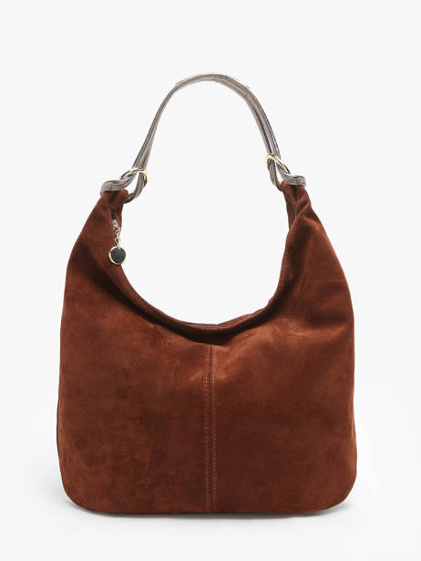 Sac Porté épaule Velvet Milano Marron velvet VE24092