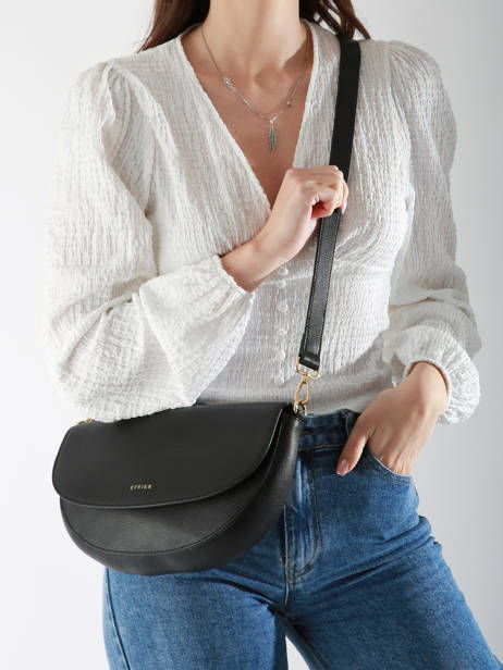 Sac Bandoulière Tradition Cuir Etrier Noir tradition ETRA065M vue secondaire 1