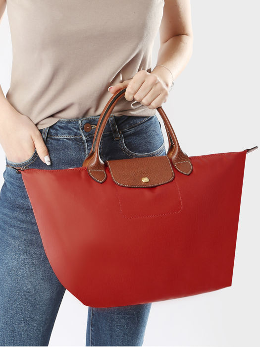 Longchamp Le pliage original Handbag Red