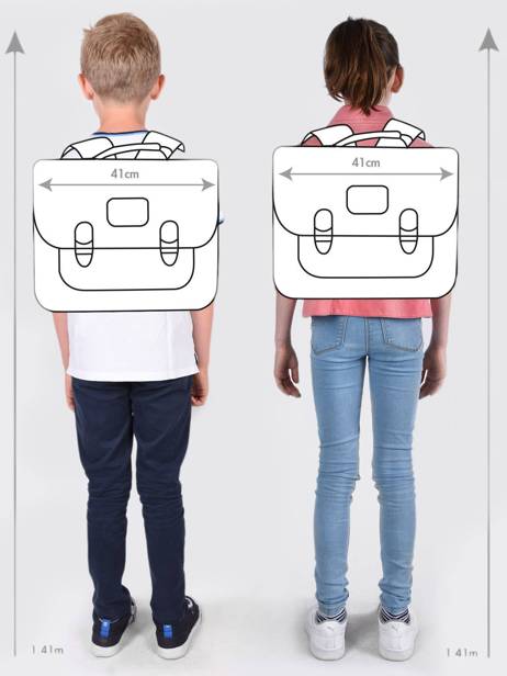 2-compartment Satchel Kipling Blue back to school / pbg PBGI7055 other view 1