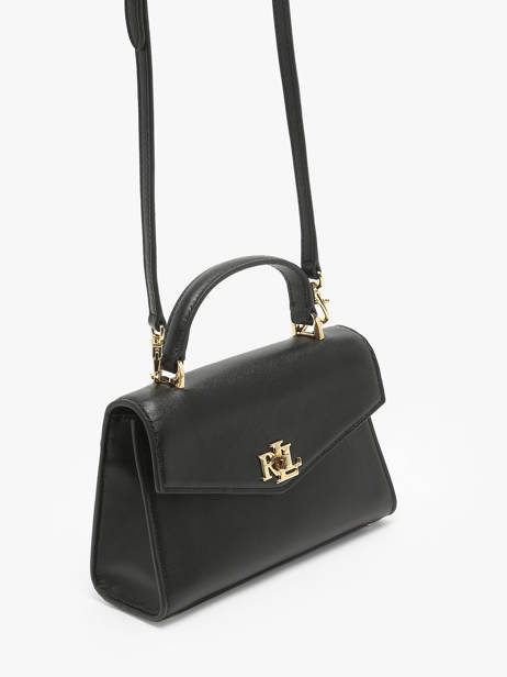 Sac à Main Farrah Cuir Lauren ralph lauren Noir farrah 31968761 vue secondaire 1