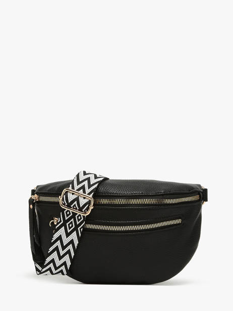 Sac Banane Miniprix Noir sangle 1
