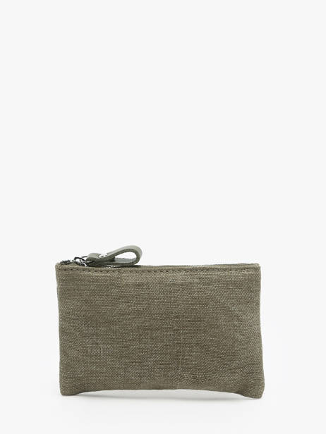 Coin Purse Le Cabas Linen Vanessa bruno Green cabas lin 31V42017 other view 2