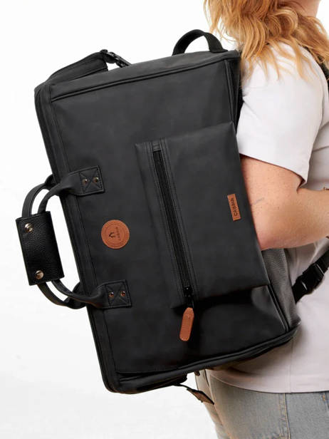 Cabin Duffle Bag Backpack Travel Cabaia Blue travel DUFFV2 other view 1