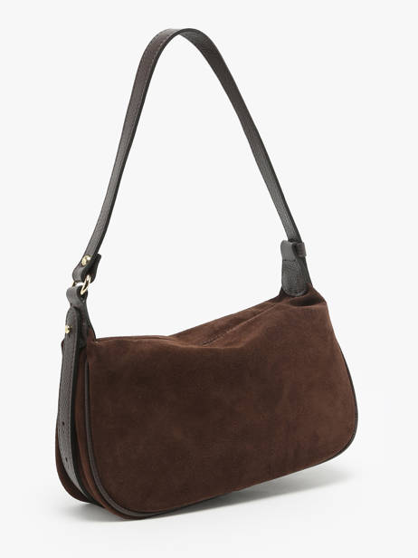 Ccrossbody Shoulder Bag Velvet Caviar Leather Milano Brown velvet caviar VC24113 other view 2