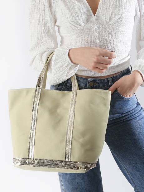 Medium Tote Bag Le Cabas Sequins Vanessa bruno Green cabas 1V40413 other view 1