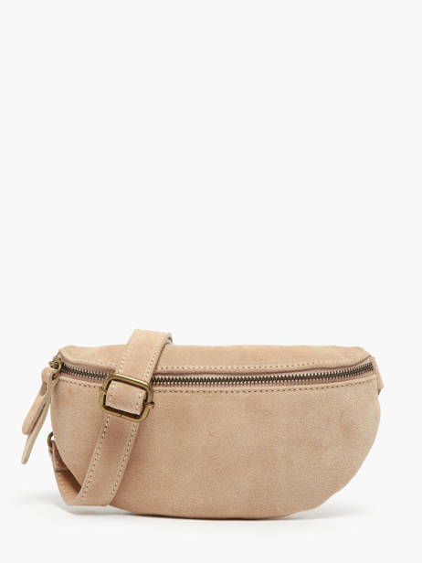 Sac Banane Milano Beige velvet VE19091