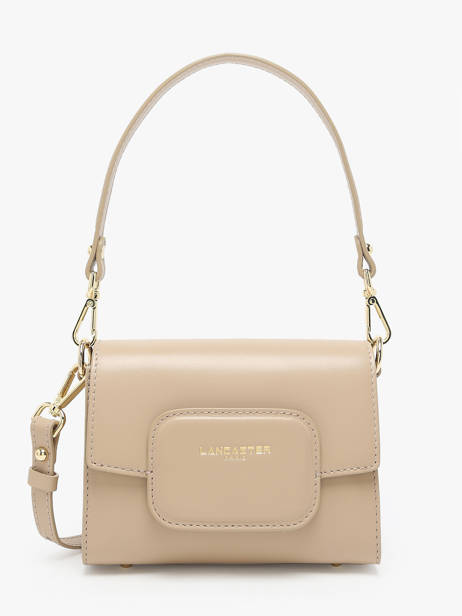 Crossbody Bag Paris Pad Leather Lancaster Beige paris pad 59