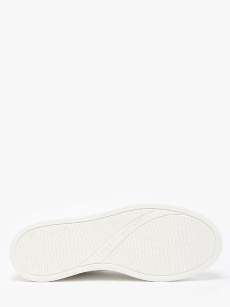 Sneakers In Leather Tommy hilfiger White women 8800YBS other view 5
