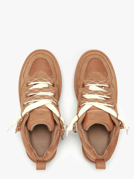 Sneakers Lowmel In Leather Ugg Brown women 1168890 other view 3