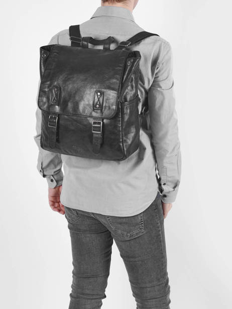 Backpack Basilic pepper Black traveler BTRA05 other view 2