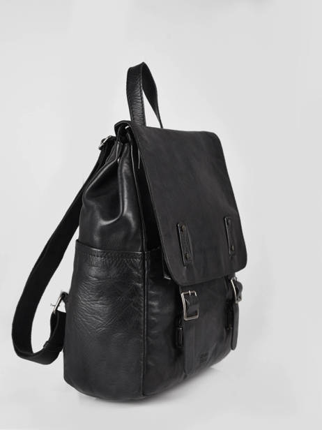Backpack Basilic pepper Black traveler BTRA05 other view 3