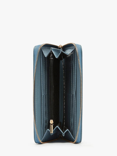 Wallet Lulu castagnette Blue zip CHRYS103 other view 1