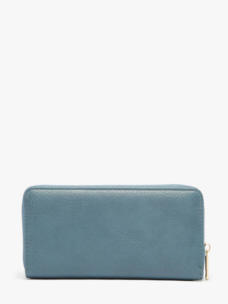 Wallet Lulu castagnette Blue zip CHRYS103 other view 2