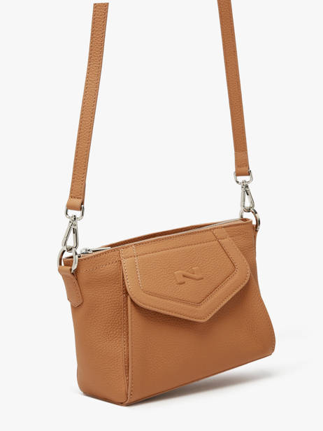 Leather Vanilla Crossbody Bag Nathan baume Brown candy 7 other view 2
