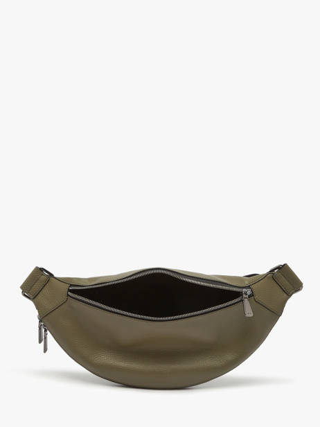 Men's Leather Origami Belt Bag Lancel Green origami A13426 other view 3