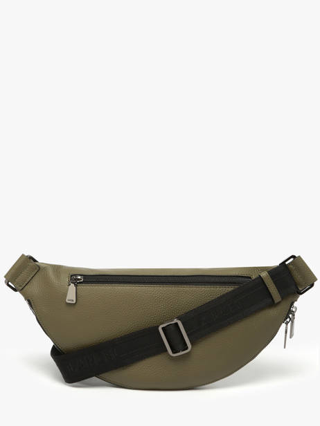 Men's Leather Origami Belt Bag Lancel Green origami A13426 other view 4