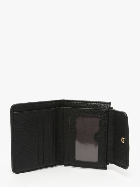 Coin Purse With Card Holder Miniprix Black grained 78COK865 other view 1