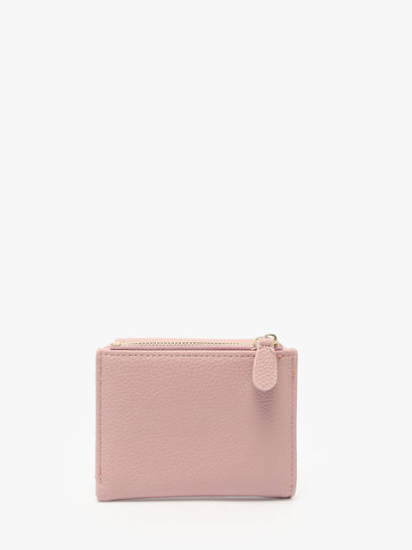 Porte-monnaie Porte-cartes Miniprix Rose grained 78COK865 vue secondaire 2