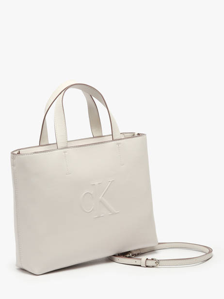 Satchel Sculpted Calvin klein jeans Beige sculpted 4K3111G other view 2