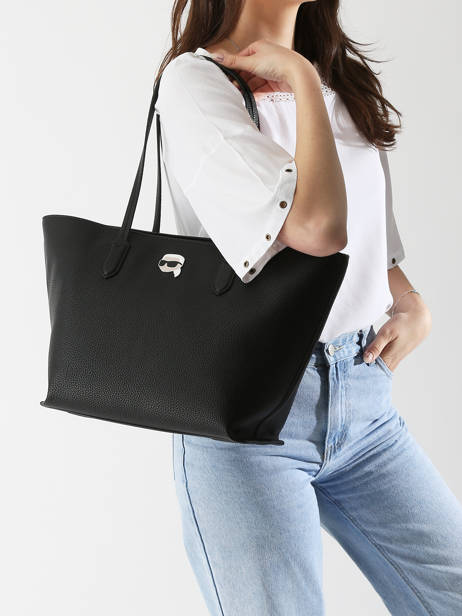 Shoulder Bag K Ikon Polyurethane Karl lagerfeld Black k ikon A2W30173 other view 1