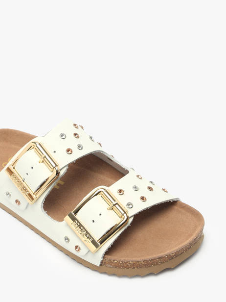 Slippers Fusbett Colors of california White women HCBIO501 other view 2