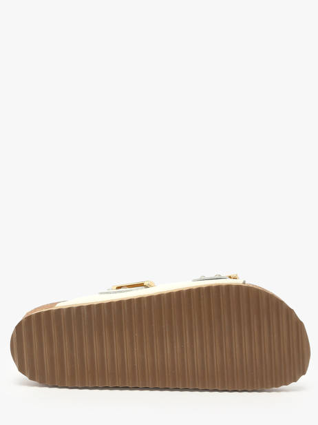 Slippers Fusbett Colors of california White women HCBIO501 other view 4