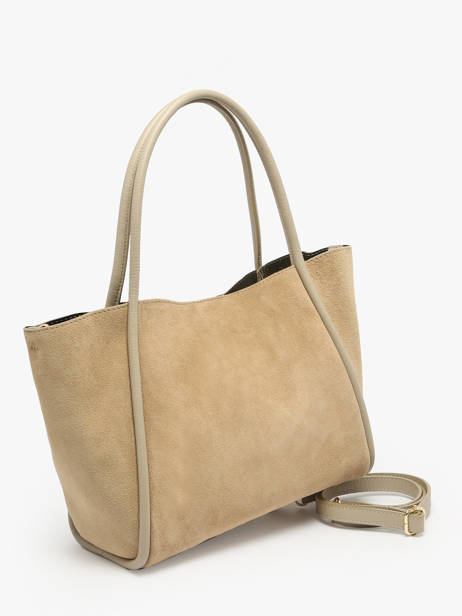 Shoulder Bag Velvet Caviar Leather Milano Beige velvet caviar VC24021 other view 2