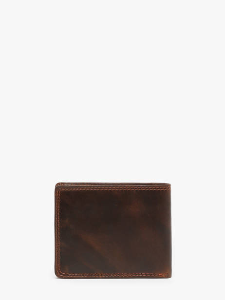 Wallet With Coin Purse Leather Maverick Brown the original MAVTO002 other view 2