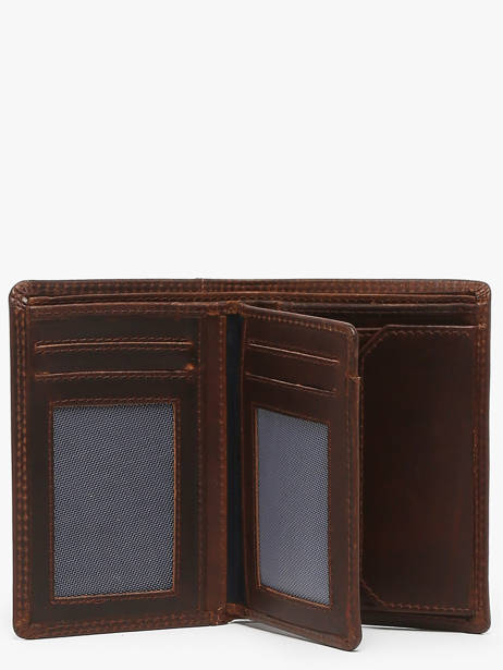 Checkholder With Coin Purse Leather Maverick Brown the original MAVTO032 other view 1