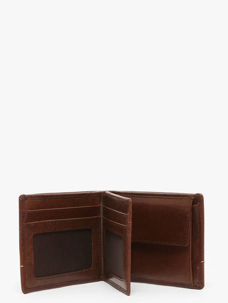 Checkholder With Coin Purse Leather Maverick Brown rough gear MAVRG004 other view 1