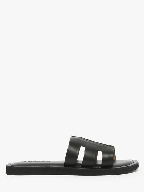 Slippers Emia In Leather Les tropeziennes Black men EMIA