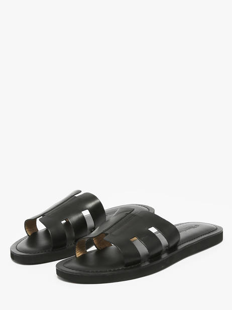 Slippers Emia In Leather Les tropeziennes Black men EMIA other view 1