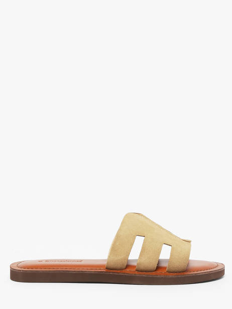 Slippers Emia Suede In Leather Les tropeziennes Beige men EMIASUED