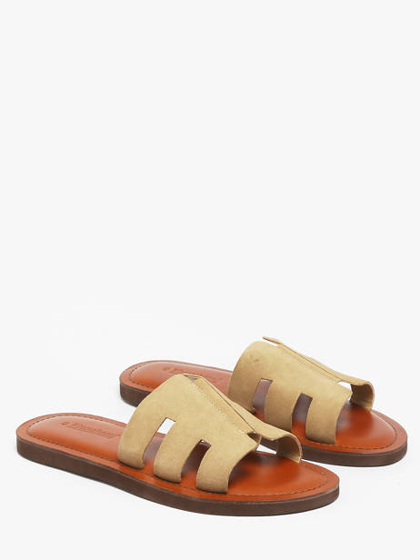 Slippers Emia Suede In Leather Les tropeziennes Beige men EMIASUED other view 1